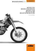 KTM 350 EXC-F 2014 Bruksanvisning