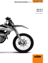 KTM 250 XC-F 2019 Bruksanvisning