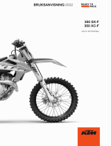 KTM 350 XC-F 2022 Bruksanvisning