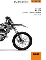 KTM 350 SX-F 2021 Bruksanvisning