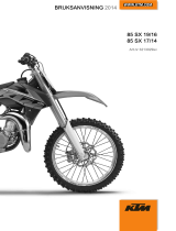 KTM 85 SX 17/14 2014 Bruksanvisning