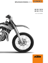 KTM 85 SX 17/14 2016 Bruksanvisning