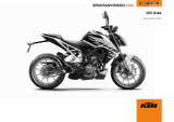 KTM 200 Duke 2020 Bruksanvisning