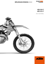 KTM 450 XC-F 2022 Bruksanvisning