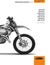 KTM 300 XC-W Six Days 2016 Bruksanvisning