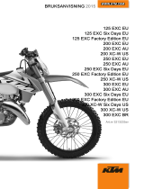 KTM 250 XC-W 2015 Bruksanvisning