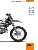 KTM 300 XC-W 2017 Bruksanvisning