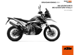 KTM 890 Adventure R 2021 Bruksanvisning