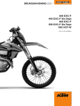 KTM 450 EXC-F Six Days 2021 Bruksanvisning