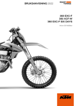 KTM 350 EXC-F 2022 Bruksanvisning