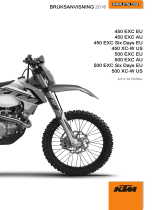 KTM 450 EXC Six Days 2016 Bruksanvisning