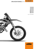 KTM 150 SX 2016 Bruksanvisning