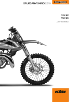 KTM 125 SX 2018 Bruksanvisning