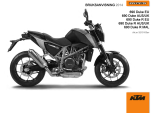 KTM 690 Duke R 2014 Bruksanvisning