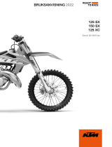 KTM 125 SX 2022 Bruksanvisning