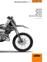 KTM 300 XC-W SIX DAYS 2018 Bruksanvisning