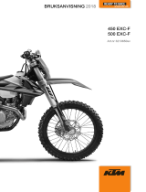 KTM 450 EXC-F 2018 Bruksanvisning