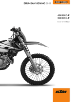 KTM 450 EXC-F 2017 Bruksanvisning