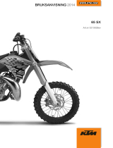 KTM 65 SX 2014 Bruksanvisning