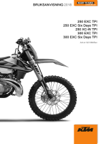 KTM 250 EXC TPI SIX DAYS 2018 Bruksanvisning