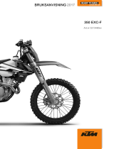 KTM 350 EXC-F 2017 Bruksanvisning