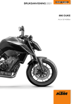 KTM 890 Duke L 2021 Bruksanvisning