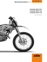 KTM Freeride 250 R 2016 Bruksanvisning