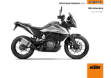 KTM 390 Adventure 2020 Bruksanvisning