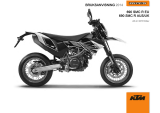 KTM 690 SMC R 2014 Bruksanvisning