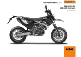 KTM 690 SMC R 2013 Bruksanvisning