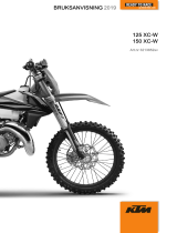 KTM 125 XC-W 2019 Bruksanvisning