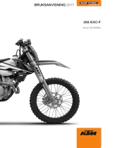 KTM 250 EXC-F 2017 Bruksanvisning