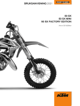 KTM 50 SX 2021 Bruksanvisning