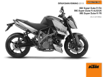 KTM 990 Super Duke R 2013 Bruksanvisning