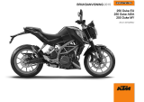 KTM 250 Duke 2015 Bruksanvisning