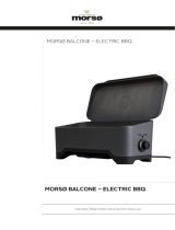 Morso Balcone - electric BBQ Bruksanvisningar