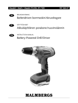 Malmbergs PLCDL-91/18V Användarmanual