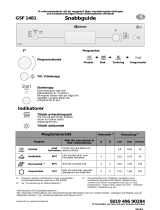Bauknecht GSF 1481 WS Program Chart