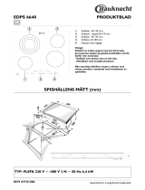 Bauknecht EDPS 6640 IN Program Chart