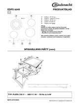 Bauknecht EDPS 6640 IN Program Chart