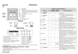 Bauknecht ELZD 5960 AL-ST Program Chart