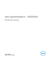 Dell S2522HG Användarguide