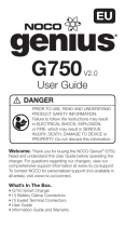 NOCO G750EU 2.0 Användarguide