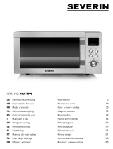 SEVERIN MW 7778 Stainless Steel Microwave Oven Användarmanual