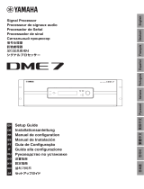 Yamaha DME7 Installationsguide
