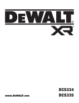 DeWalt DCS335 Användarmanual