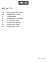 Miele APLW 636 Bruksanvisningar