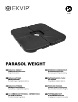 EKVIP 021417 Parasol Weight Användarmanual