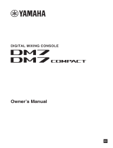 Yamaha DM7 Bruksanvisning