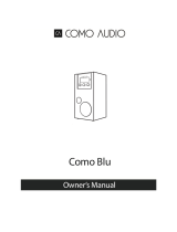 COMO AUDIO Blu Streaming Stereo System Bruksanvisning